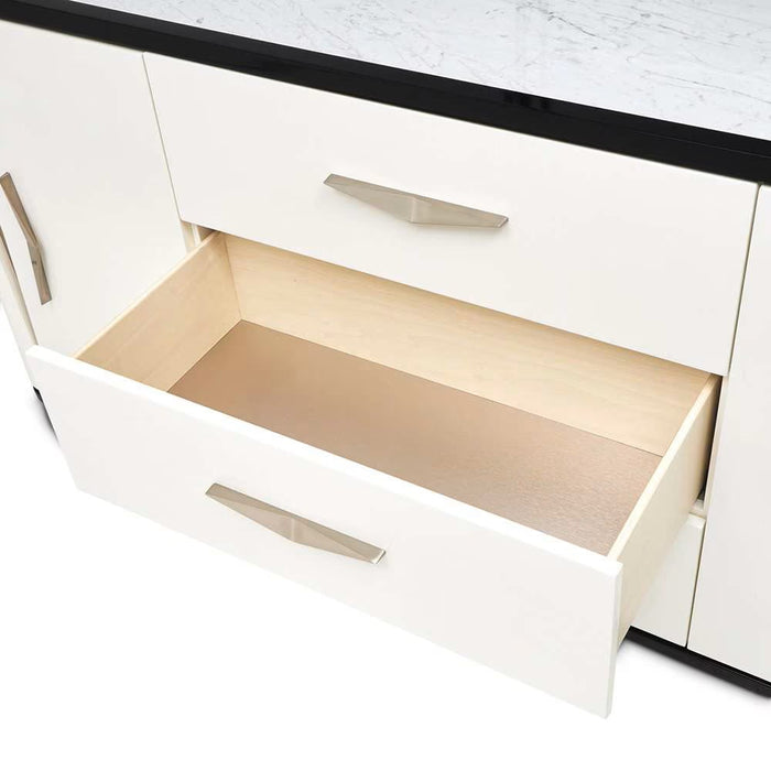 AICO Furniture Tuxedo Sideboard in Piano Keyboard - Bargain Furniture (Detroit, MI)