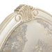 AICO Lavelle Oval Back Wood Chair Mystic in Classic Pearl - Bargain Furniture (Detroit, MI)