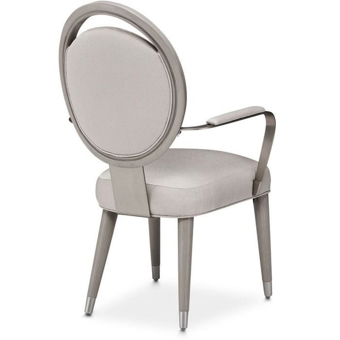 AICO Eclipse Arm Chair (Set of 2) in Moonlight - Bargain Furniture (Detroit, MI)