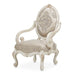 AICO Lavelle Oval Back Wood Chair Mystic in Classic Pearl - Bargain Furniture (Detroit, MI)