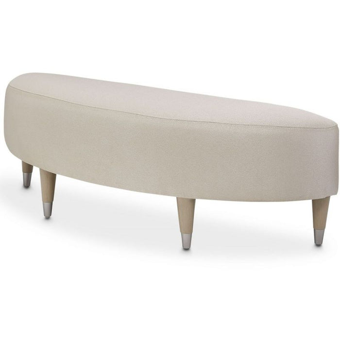AICO Eclipse Bed Bench in Moonlight - Bargain Furniture (Detroit, MI)