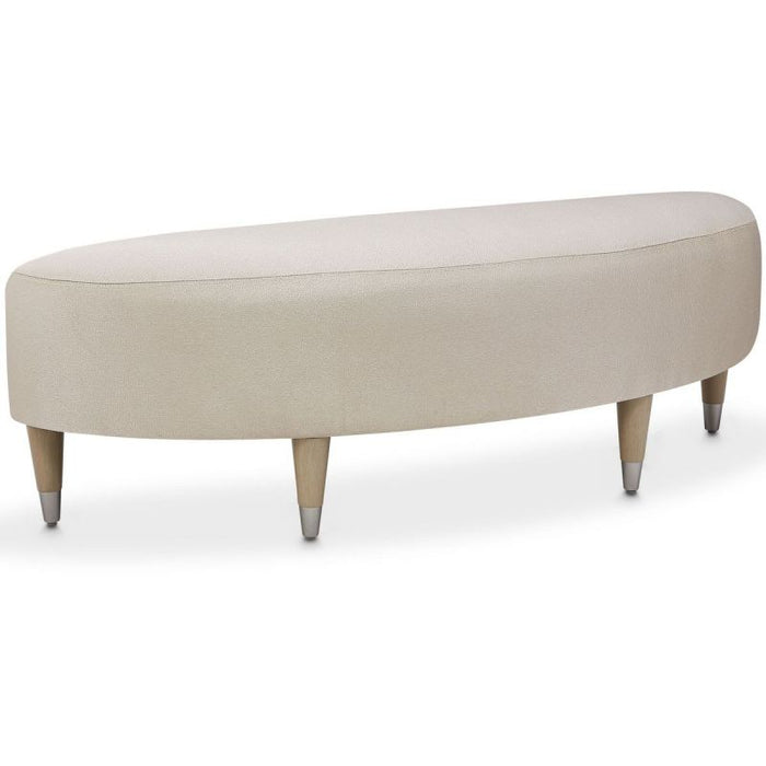 AICO Eclipse Bed Bench in Moonlight - Bargain Furniture (Detroit, MI)