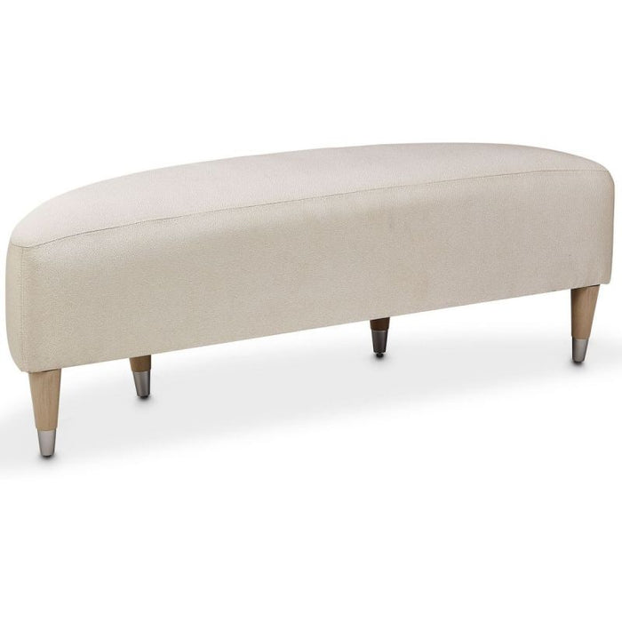 AICO Eclipse Bed Bench in Moonlight - Bargain Furniture (Detroit, MI)