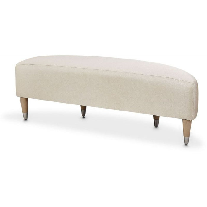 AICO Eclipse Bed Bench in Moonlight - Bargain Furniture (Detroit, MI)