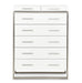 AICO Marquee Chest in Cloud White - Bargain Furniture (Detroit, MI)