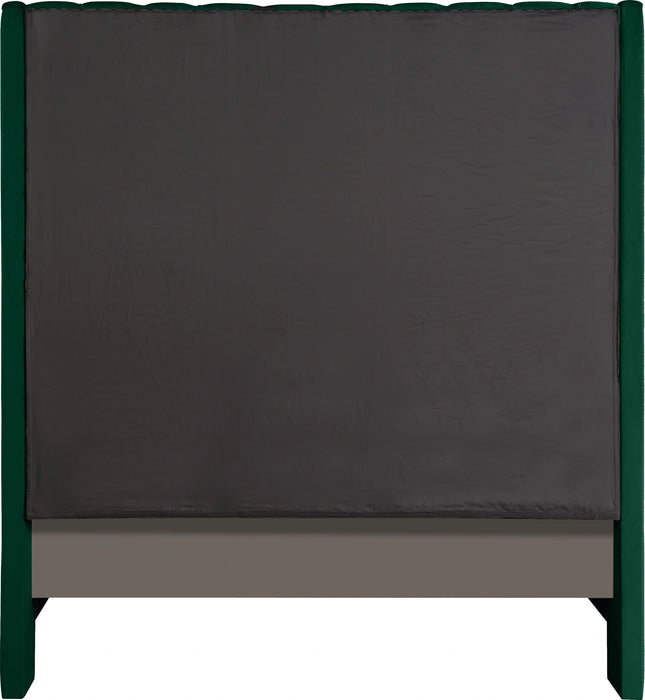 Fritz Green Velvet King Bed
