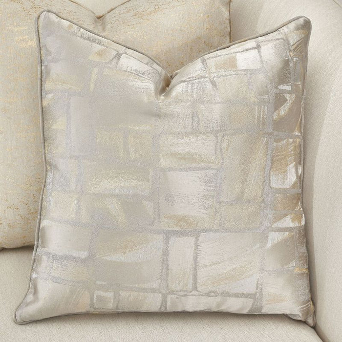 AICO La Rachelle Swivel Chair Gold Rush in Medium Champagne - Bargain Furniture (Detroit, MI)