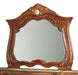 AICO Cortina Mirror in Honey Walnut - Bargain Furniture (Detroit, MI)