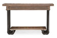Aico Crossings Console Table in Reclaimed Barn - Bargain Furniture (Detroit, MI)