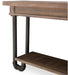 Aico Crossings Console Table in Reclaimed Barn - Bargain Furniture (Detroit, MI)