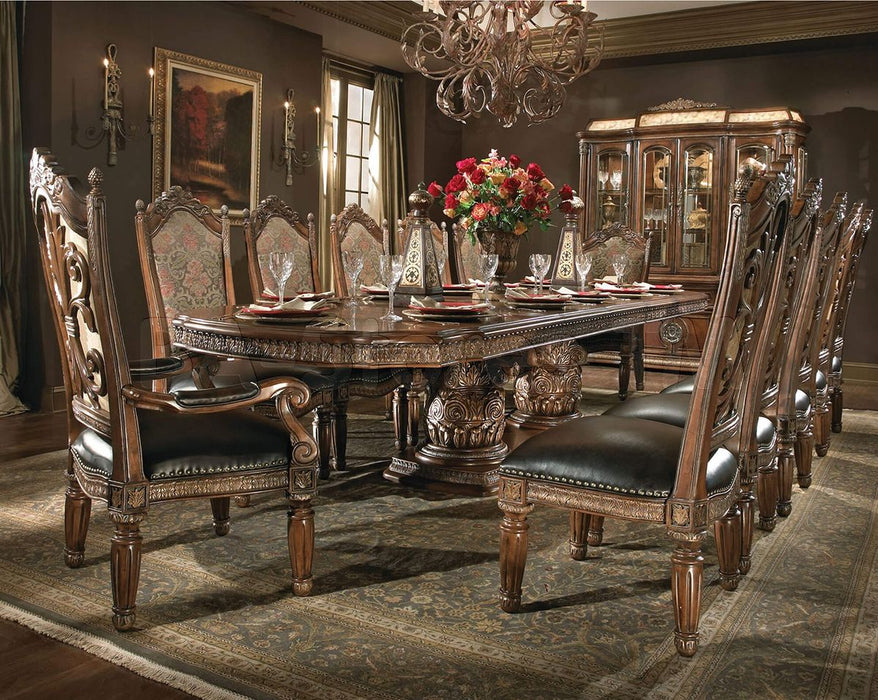 AICO Villa Valencia Side Chair in Classic Chestnut (Set of 2) - Bargain Furniture (Detroit, MI)