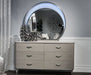 AICO Eclipse Mirror in Moonlight - Bargain Furniture (Detroit, MI)
