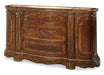 AICO Cortina Dresser in Honey Walnut - Bargain Furniture (Detroit, MI)
