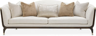 AICO Paris Chic Sofa Cremini in Espresso - Bargain Furniture (Detroit, MI)