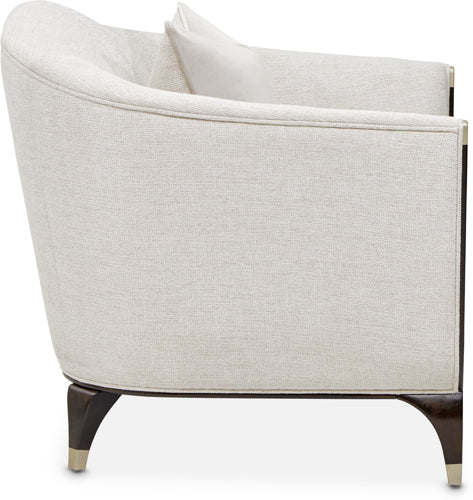 AICO Paris Chic Matching Chair Cremini in Espresso - Bargain Furniture (Detroit, MI)