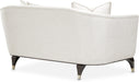 AICO Paris Chic Loveseat Cremini in Espresso - Bargain Furniture (Detroit, MI)