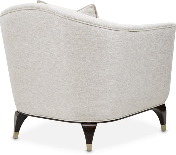 AICO Paris Chic Matching Chair Cremini in Espresso - Bargain Furniture (Detroit, MI)
