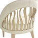 AICO La Rachelle Flame Chair Gold Rush in Medium Champagne - Bargain Furniture (Detroit, MI)