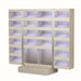 AICO Eclipse Footwear Cabinet in Moonlight - Bargain Furniture (Detroit, MI)