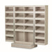 AICO Eclipse Footwear Cabinet in Moonlight - Bargain Furniture (Detroit, MI)