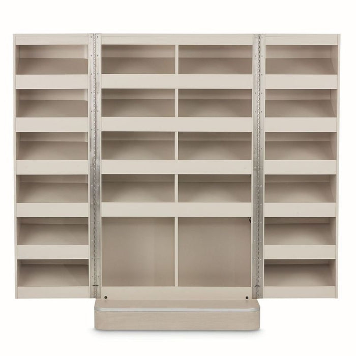 AICO Eclipse Footwear Cabinet in Moonlight - Bargain Furniture (Detroit, MI)