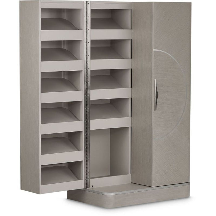 AICO Eclipse Footwear Cabinet in Moonlight - Bargain Furniture (Detroit, MI)