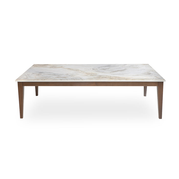 AICO Balboa Rectangular Cocktail Table in Warm Walnut - Bargain Furniture (Detroit, MI)