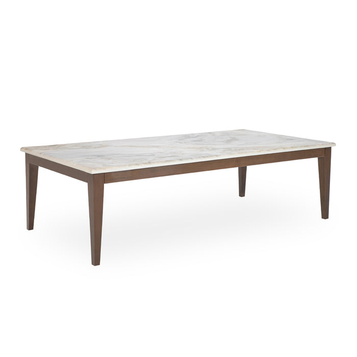 AICO Balboa Rectangular Cocktail Table in Warm Walnut - Bargain Furniture (Detroit, MI)