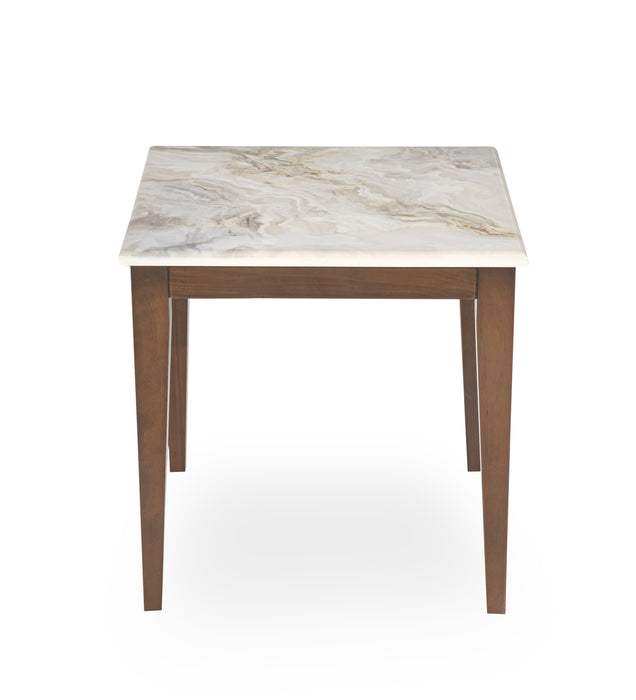 AICO Balboa End Table in Warm Walnut - Bargain Furniture (Detroit, MI)