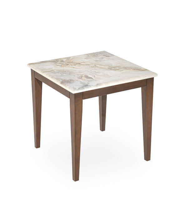 AICO Balboa End Table in Warm Walnut - Bargain Furniture (Detroit, MI)