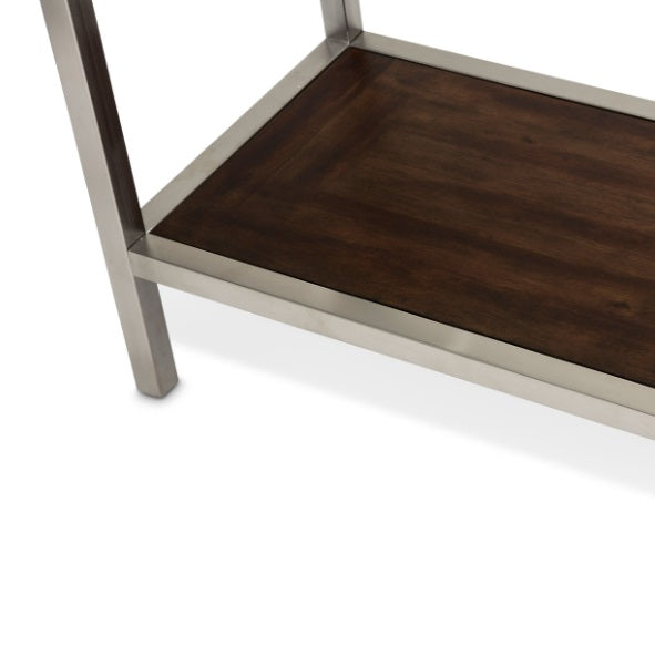AICO Furniture Diversey ConsoleTable with Glass Top - Bargain Furniture (Detroit, MI)