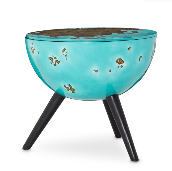 AICO Furniture Illusions Accent Map Table - Bargain Furniture (Detroit, MI)