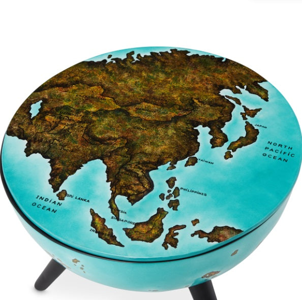 AICO Furniture Illusions Accent Map Table - Bargain Furniture (Detroit, MI)