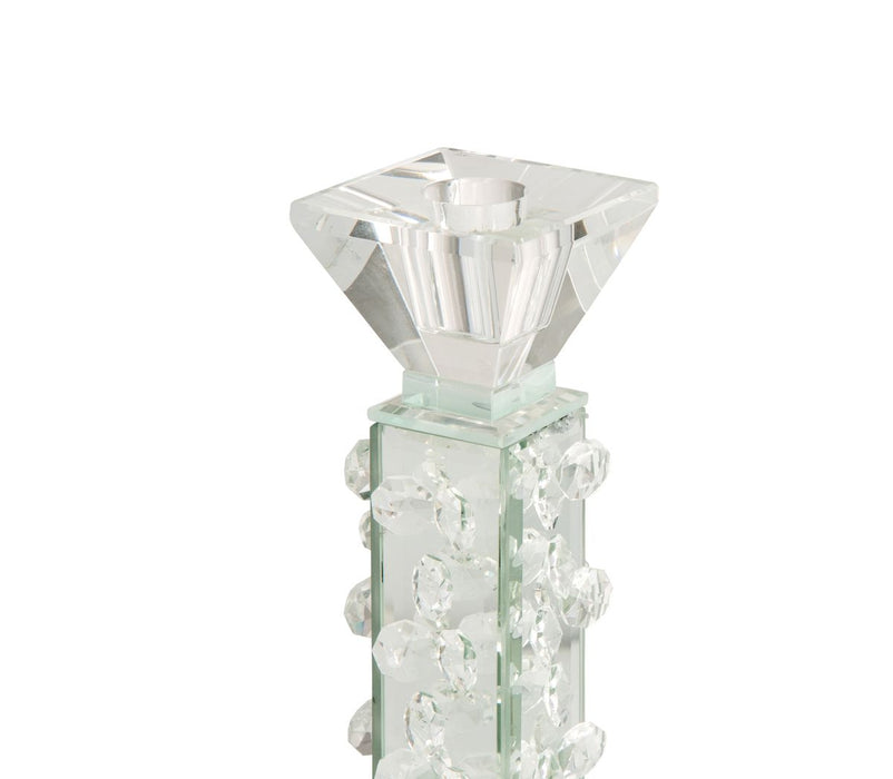 AICO Montreal Crystal Tower w/Mirror, Small (2/pack) - Bargain Furniture (Detroit, MI)