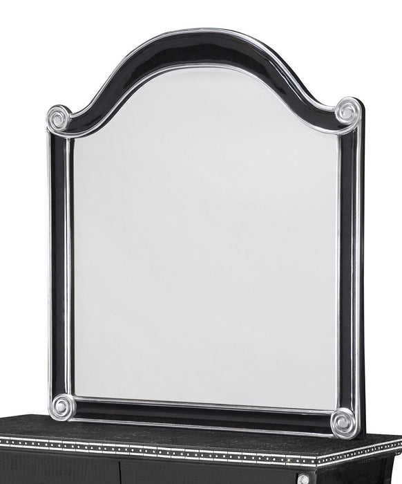 Aico Hollywood Swank Bombe Chest Mirror - Bargain Furniture (Detroit, MI)