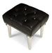 AICO Hollywood Swank Vanity Bench in Platinum 03804-05 - Bargain Furniture (Detroit, MI)