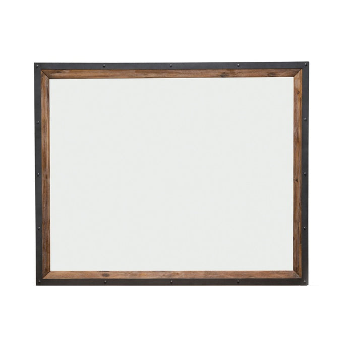 AICO Brooklyn Walk Mirror in Burnt Umber - Bargain Furniture (Detroit, MI)