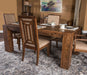 Aico Carrollton Rectangular Dining Table in Rustic Ranch - Bargain Furniture (Detroit, MI)