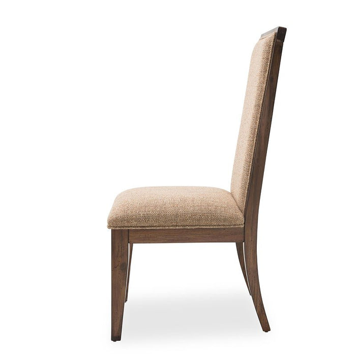 Aico Carrollton Side Chair (Set of 2) in Rustic Ranch - Bargain Furniture (Detroit, MI)