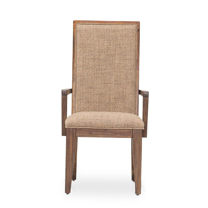 Aico Carrollton Arm Chair (Set of 2) in Rustic Ranch - Bargain Furniture (Detroit, MI)