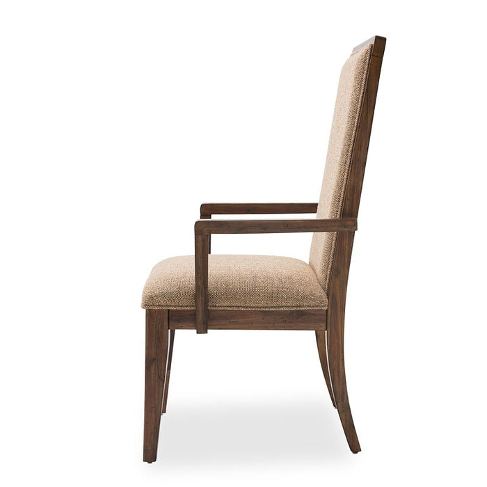 Aico Carrollton Arm Chair (Set of 2) in Rustic Ranch - Bargain Furniture (Detroit, MI)