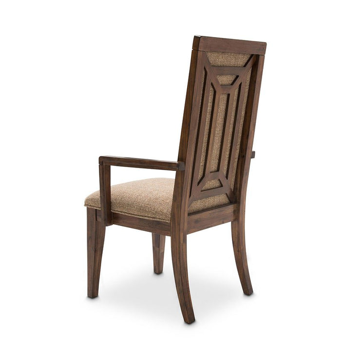 Aico Carrollton Arm Chair (Set of 2) in Rustic Ranch - Bargain Furniture (Detroit, MI)