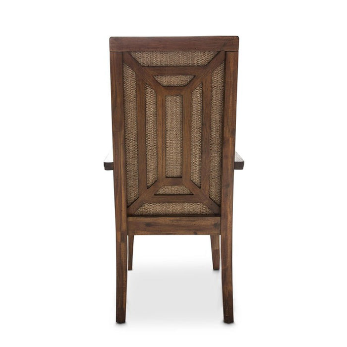 Aico Carrollton Arm Chair (Set of 2) in Rustic Ranch - Bargain Furniture (Detroit, MI)