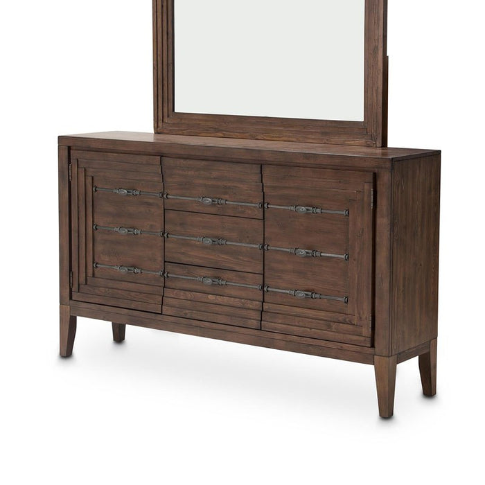 Aico Carrollton Sideboard in Rustic Ranch - Bargain Furniture (Detroit, MI)