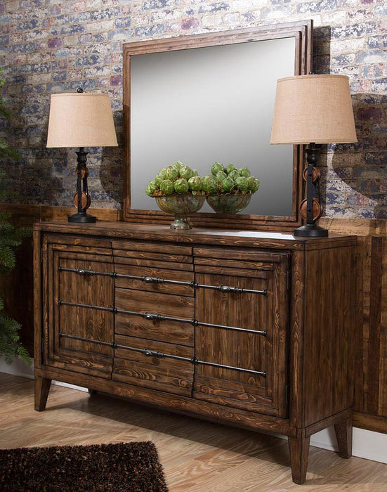 Aico Carrollton Sideboard in Rustic Ranch - Bargain Furniture (Detroit, MI)