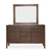 Aico Carrollton Sideboard Mirror in Rustic Ranch - Bargain Furniture (Detroit, MI)