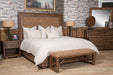 Aico Carrollton One Drawer Nightstand in Rustic Ranch - Bargain Furniture (Detroit, MI)