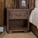 Aico Carrollton One Drawer Nightstand in Rustic Ranch - Bargain Furniture (Detroit, MI)