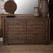 Aico Carrollton Dresser in Rustic Ranch - Bargain Furniture (Detroit, MI)