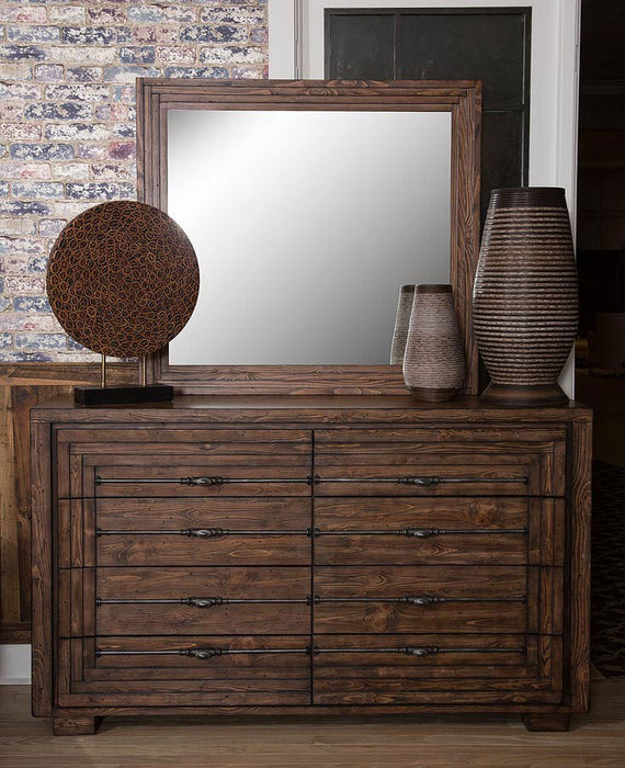 Aico Carrollton Dresser in Rustic Ranch - Bargain Furniture (Detroit, MI)